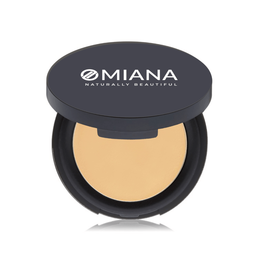 Omiana Cosmetics Concealer Golden-Light Adaptive Concealing Cream: Dewy, Medium to Full Coverage - Without Mica, & More!