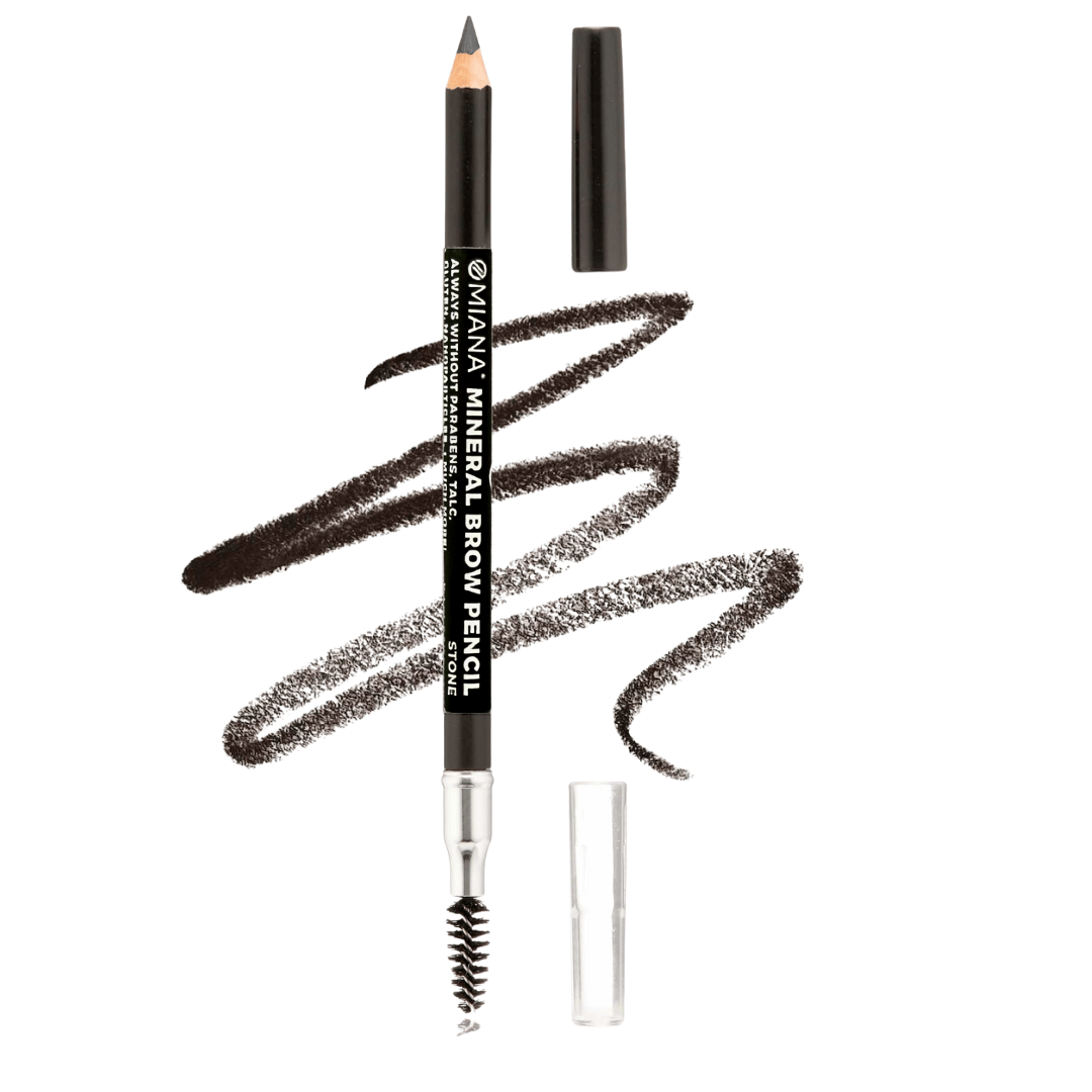 Omiana Natural Cosmetics Brows Stone Mineral Brow Pencils - Without Boron Nitride, Paraben-Free, & More!