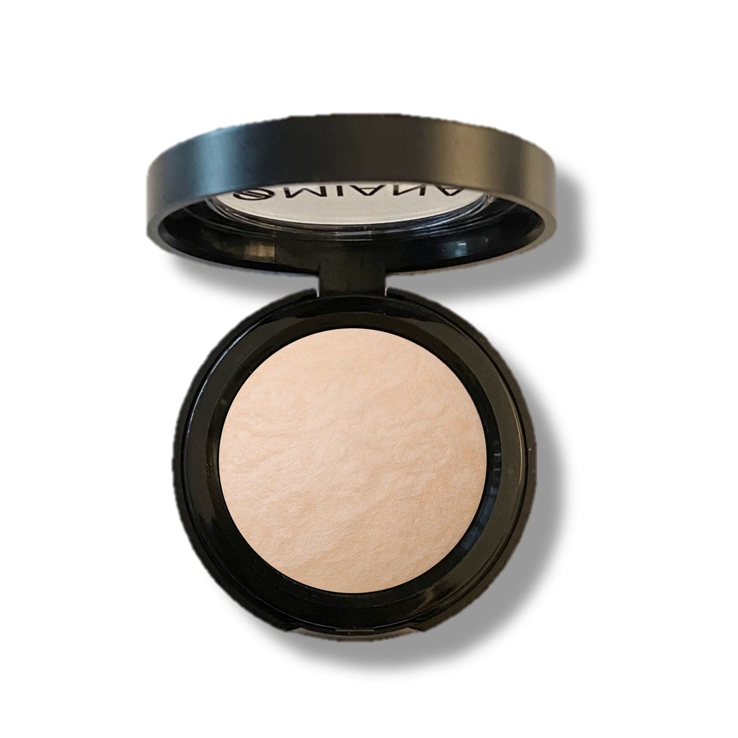 Omiana Natural Cosmetics Eyeshadow White Peach Creamy Baked Mineral Eyeshadow - Talc-Free, Paraben-Free, & More!
